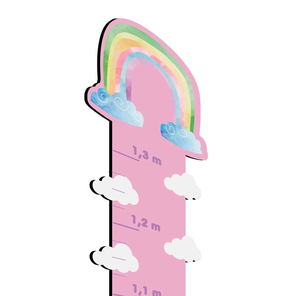 Régua De Parede Infantil 1,3m - Rainbow