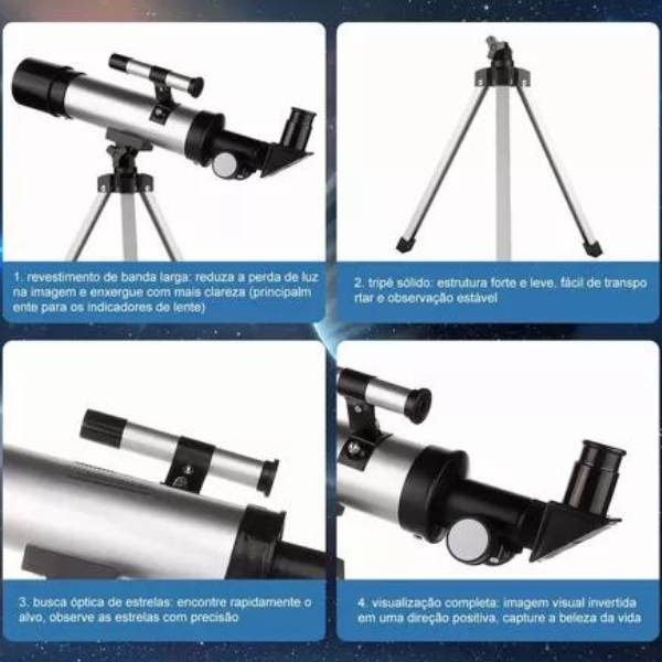 Telescópio Astronômico De Alta Ampliação