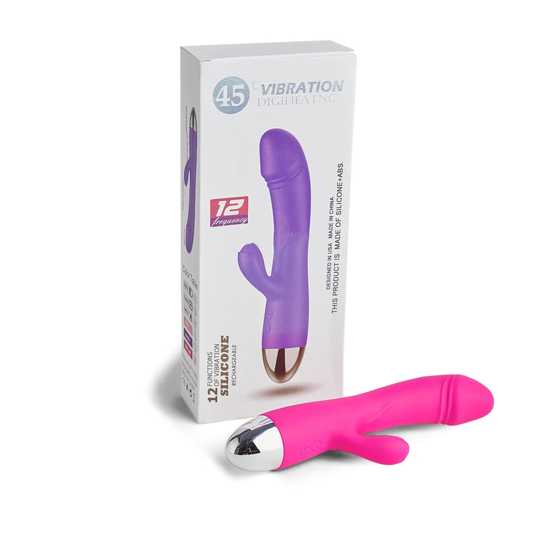 Massageador Ponto G Rabbit 12 Ritmos Usb Resistente A Água